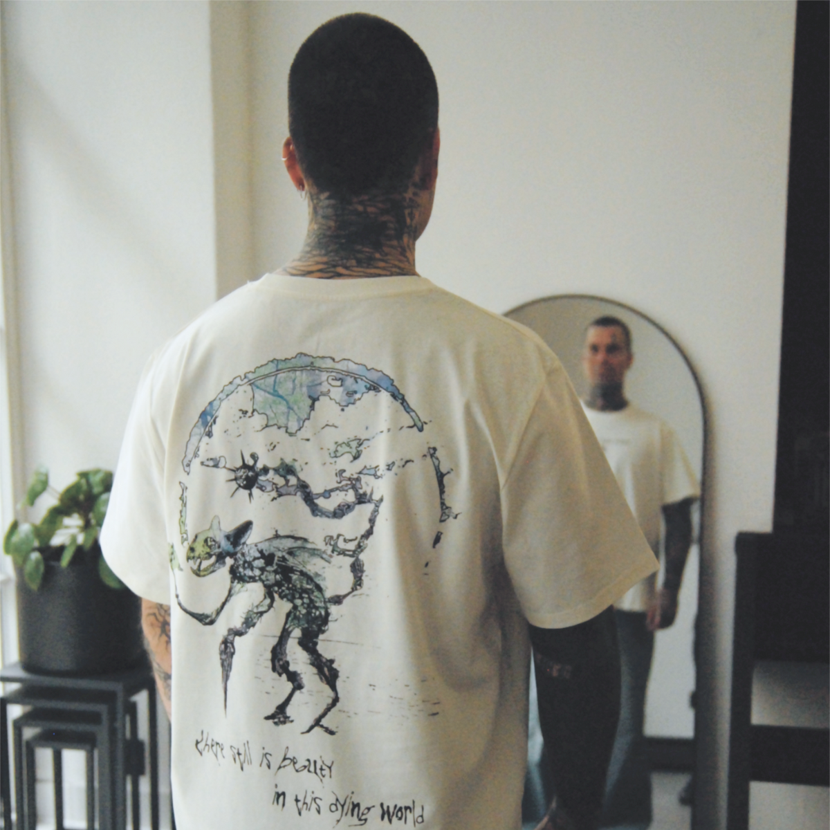"ANOTHER WORLD" SHIRT CREME