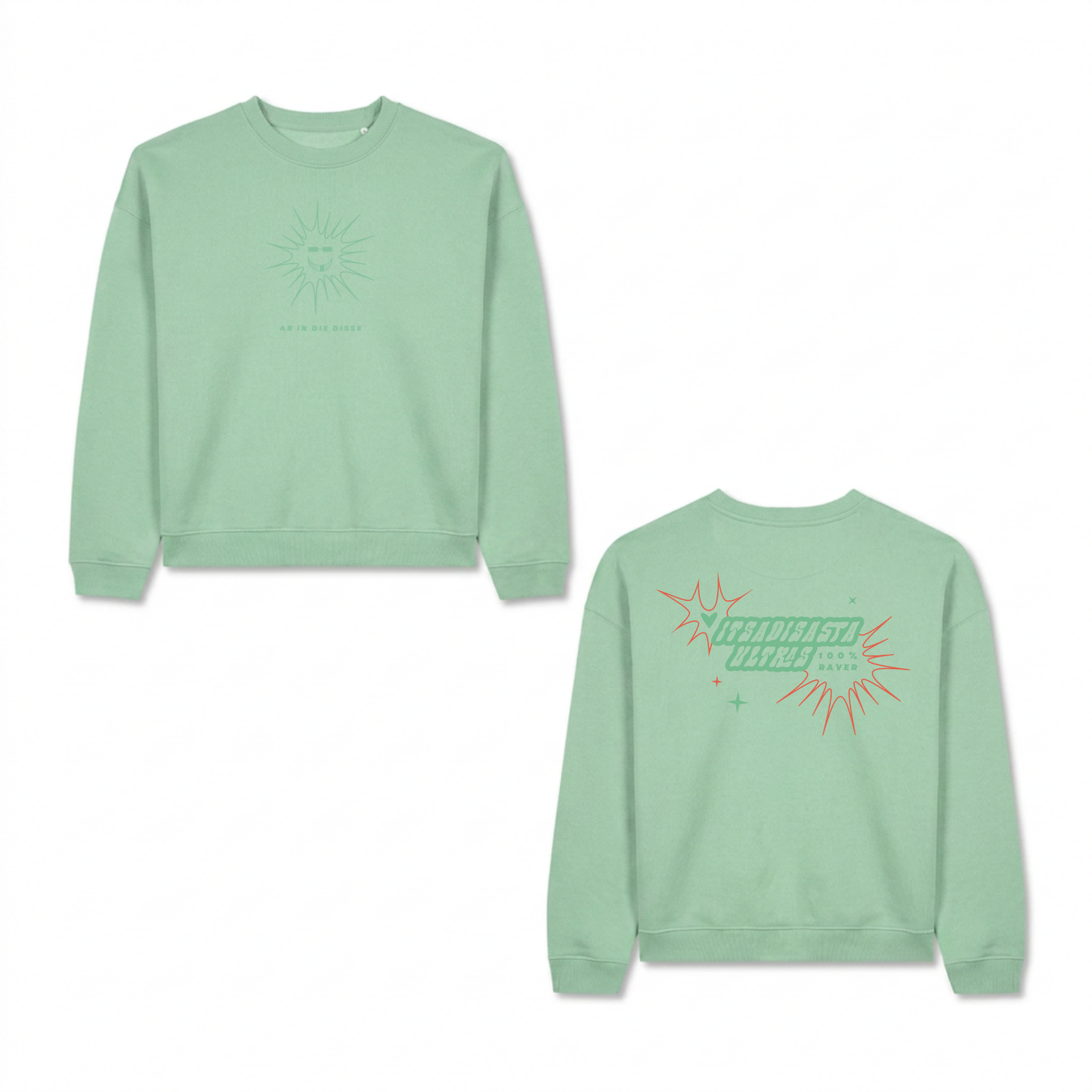 ITSADISASTA ULTRAS CREWNECK GREEN
