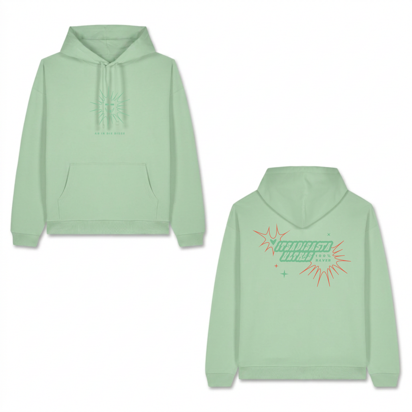 ITSADISASTA ULTRAS HOODIE GREEN
