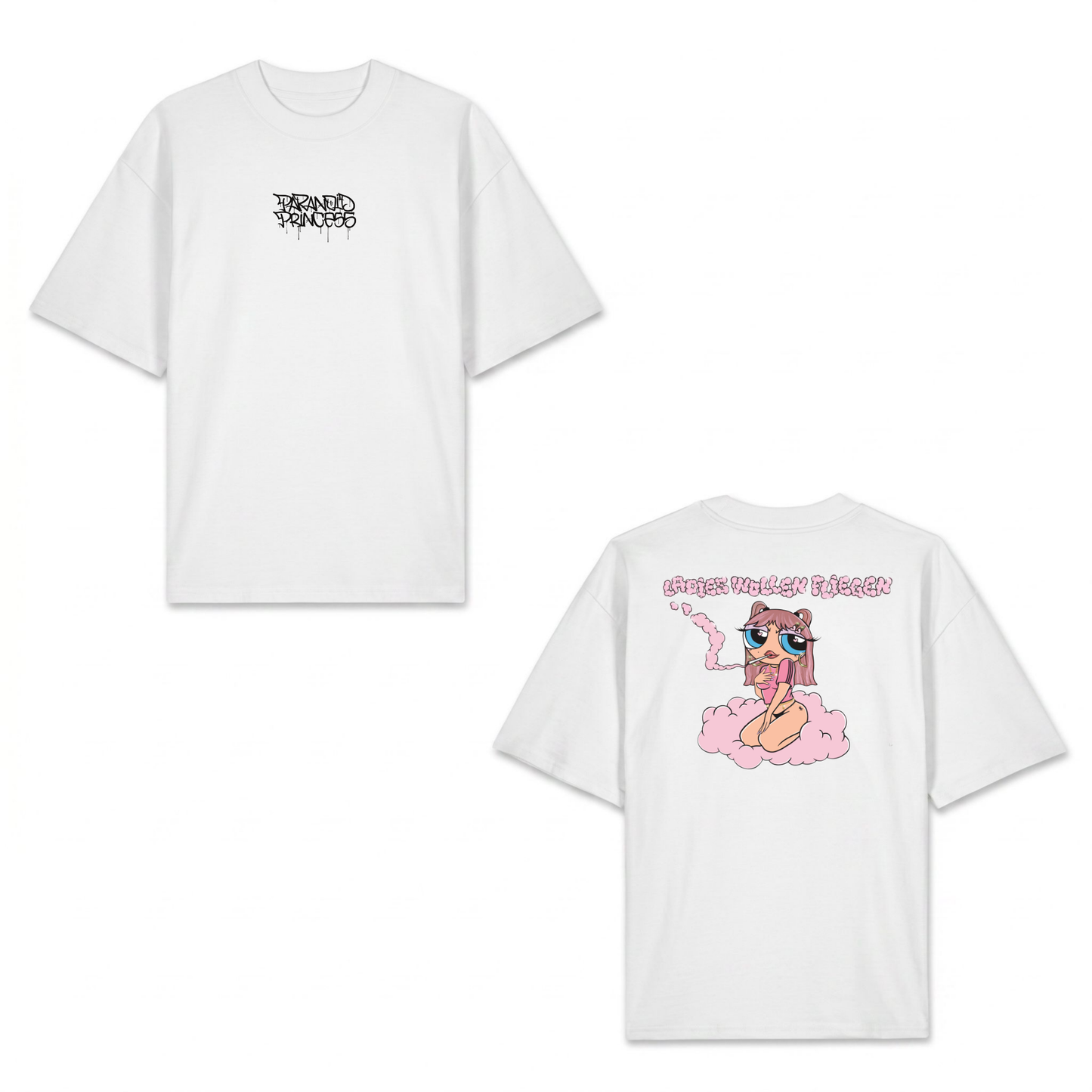 "LADIES WOLLEN FLIEGEN" SHIRT WHITE