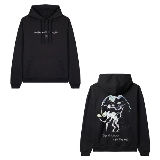 "ANOTHER WORLD" HOODIE BLACK
