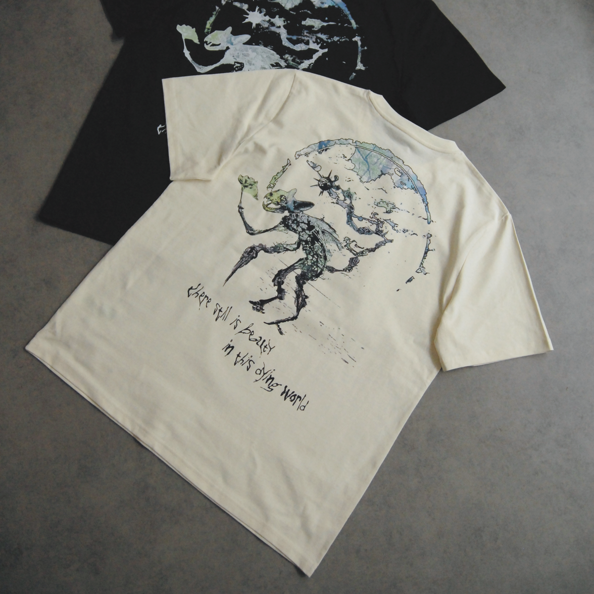"ANOTHER WORLD" SHIRT CREME