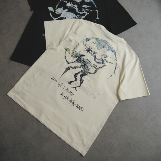"ANOTHER WORLD" SHIRT CREME