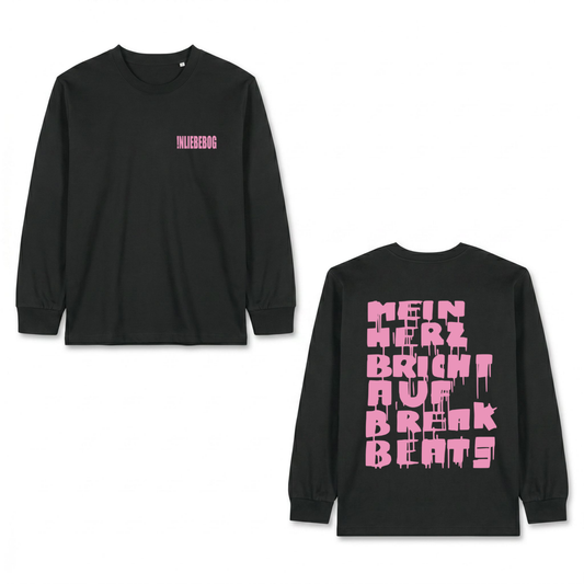 "!NLIEBEBOG" LONGSLEEVE BLACK/PINK