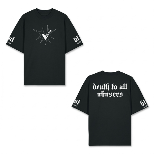 ITSADISASTA BLUT BLACK SHIRT WHITE