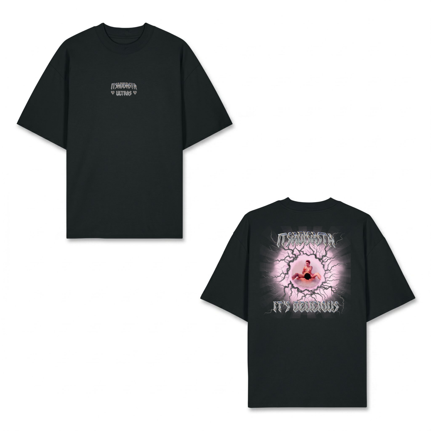 ITSADISASTA ITSDELICIOUS SHIRT BLACK