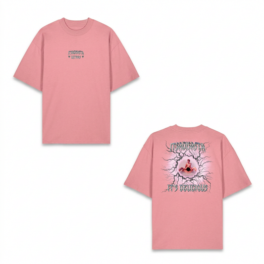 ITSADISASTA ITSDELICIOUS SHIRT PINK