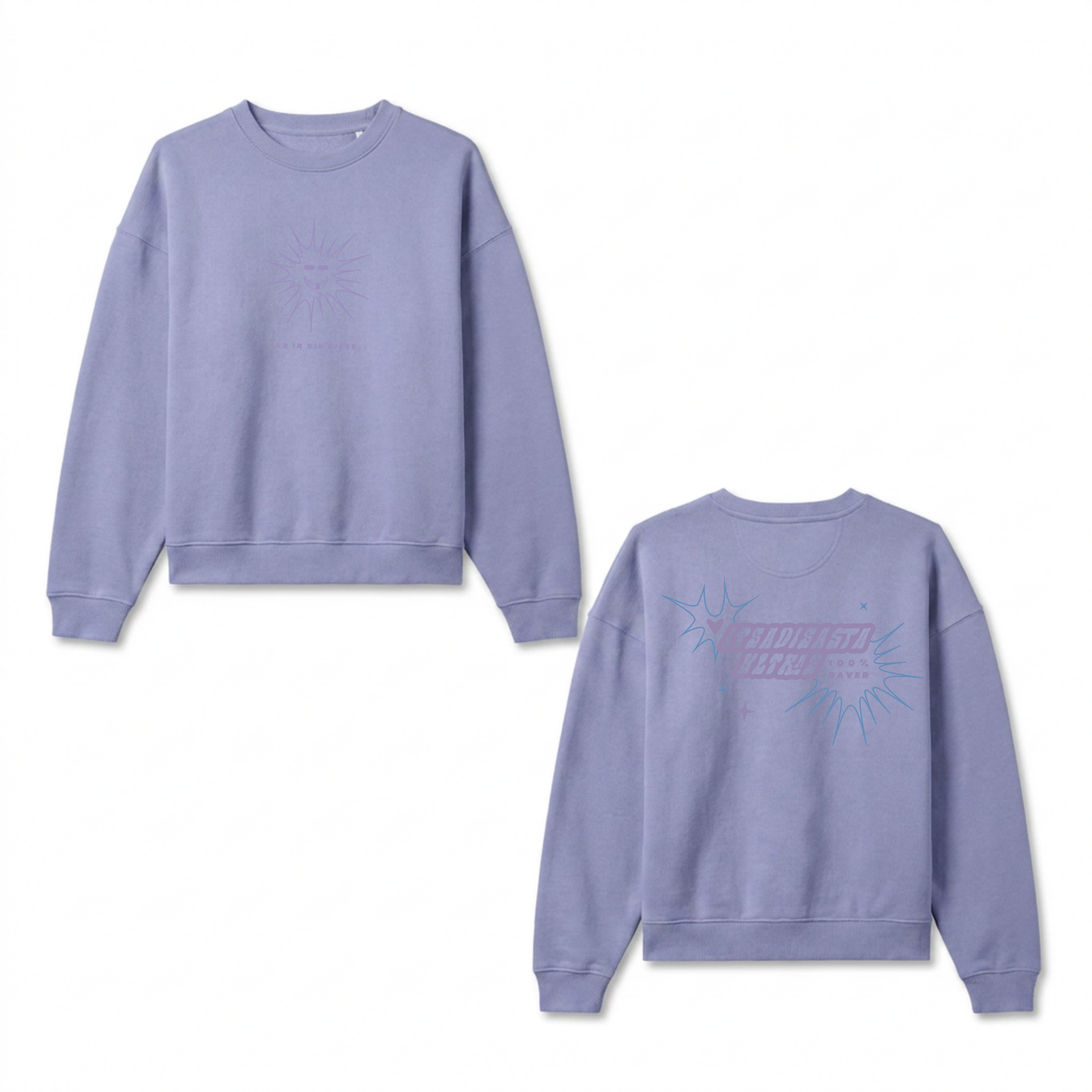 ITSADISASTA ULTRAS CREWNECK PURPLE