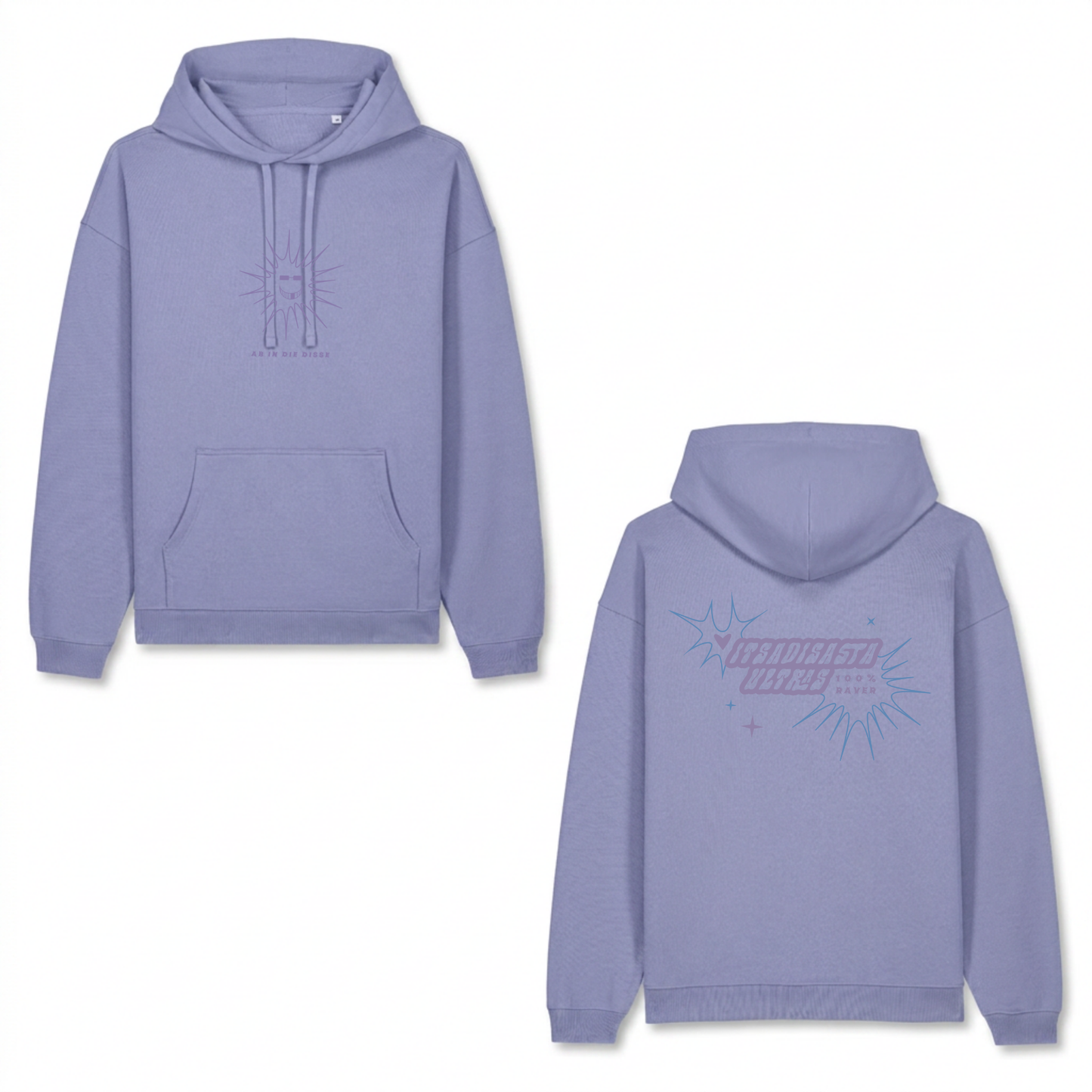ITSADISASTA ULTRAS HOODIE PURPLE