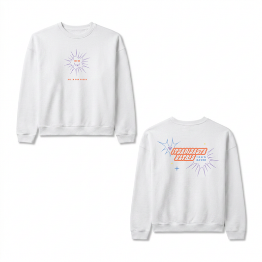 ITSADISASTA ULTRAS CREWNECK WHITE