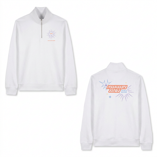 ITSADISASTA ULTRAS WHITE QUARTER ZIP