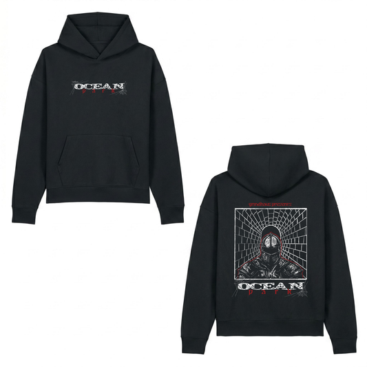 OCEAN PARK HOODIE RED WHITE PRINT