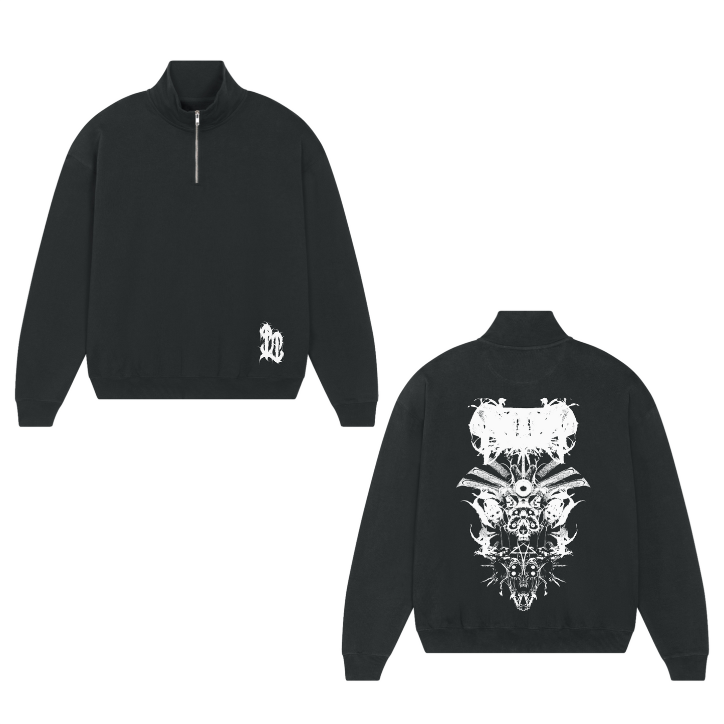 "PAIN" QUARTER ZIP
